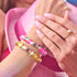 Einhorn Pink | Silber | Meerjungfrau Glas Statement Armband